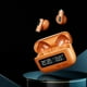 thumbnail image 2 of Reloj PortáTil Auriculares InaláMbricos Bluetooth Semi In Ear Touch Gaming Esports Auriculares de Alcance-Naranja, 2 of 5