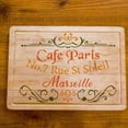 thumbnail image 5 of 1Pc Classic Cafe Paris Painting Stencil Drawing Template on Wood Canvas Tiles Floor Wall 11.7x8.3inch, 5 of 9