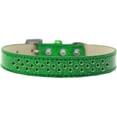 thumbnail image 5 of Dog, Puppy  Pet Ice Cream Collar, "Emerald Green Crystal Rimsets Sprinkles", 5 of 10