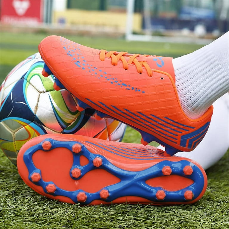 Kids Outdoor Soccer Cleats Athletic Firm Ground Football Shoes Walmart