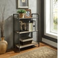 thumbnail image 1 of ACME Itzel Bookshelf  in Antique Oak & Sandy Gray, 1 of 2