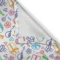 thumbnail image 6 of Ambesonne Birthday Valance & Curtain, Doodle, 55"x36", Multicolor, 6 of 6