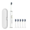 thumbnail image 1 of Kitchen Tools Toothbrush with Data Cable 6 Brush Heads 5 Cleaning Modes Toothbrush Faster Charging, 1 of 7