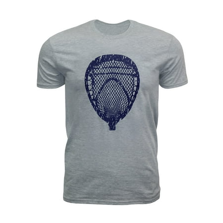 Zone Apparel Lacrosse Men’s Goalie T-Shirt – Distressed Lacrosse Head X-Large