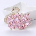 thumbnail image 3 of LINLIN Butterfly Brooch Pins, Crystal Swan Brooch Animal Brooch Rhinestone Brooch for Women Decoration, 3 of 7