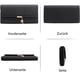 thumbnail image 4 of Cartera de mujer de formato largo grande para mujer de piel sintética con 9 ranuras para tarjetas Cartera larga para mujer de formato grande con compartimento para monedas con cremallera y muchos, 4 of 6