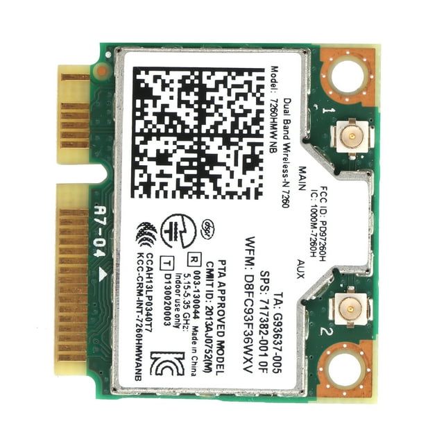 Tarjeta Wifi inalámbrica ANGGREK Mini PCI-E 300 Mbps