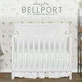 thumbnail image 2 of Dream On Me Bellport 4 in 1 Convertible Mini/Portable Crib in White, Non-Toxic Finish, Made of Sustainable New Zealand Pinewood, with 3 Mattress Height Settings, 2 of 8