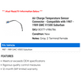 thumbnail image 2 of Air Charge Temperature Sensor Connector - Compatible with 1987 - 1989 GMC V1500 Suburban 1988, 2 of 2