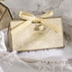 thumbnail image 5 of 1 caja de papel vacía con forma de triángulo y lazo para dulces de boda, caja de regalo portátil, exquisita caja de chocolate, postre, champán rojo y dorado, decoración para fiestas, 5 of 5