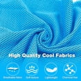 thumbnail image 3 of 120 Pack Cooling Towel for Neck, Microfiber Soft Workout Ice Chilly Towel for Sports, Gym, Yoga, Camping, Running, Fitness, Workout & More Activities, 3 of 7