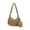 Khaki, variant on Fashionable Puffer Shoulder Bag for Women Quilted Lightweight Spacious Crossbody Bag with Small Zippers Makeup Purse