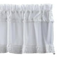 thumbnail image 3 of VHC Brands Farmhouse 16"x90" Valance White Rod Pocket Kitchen Window Curtains, 3 of 3