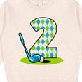 thumbnail image 3 of Inktastic Argyle Golf 2nd Birthday Toddler Sweatshirt, 3 of 4
