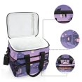 thumbnail image 6 of FORMRS Insulated Cooler Bag 24 Cans Capacity Soft Leakproof Lunch Box with Side Pockets, Black Cat Walking, 6 of 7