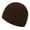 Coffee, variant on Men Winter Solid Color Fleece Cap Outdoor Climbing Cycling Windproof Beanie Hat