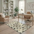 thumbnail image 2 of ODIKA Print Paws Scattered Prints Bones Track Themed Alfombra Para for Playroom, Bedroom, Reading Nook, Pet Friendly & Kids Safe Play, 2 of 7