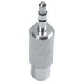 thumbnail image 2 of 3.5mm Stereo Male to RCA Mono Female Audio Adapter,silver, 2 of 5