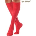 thumbnail image 7 of Lian LifeStyle Women's 5 Pairs Knee High Wool Socks Size 7-9 (Coral), 7 of 7