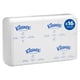 thumbnail image 1 of Toallas de papel para manos Kleenex Multifold a granel (01890) Hojas suaves y absorbentes de 9.2" x 9.4" Blanco (150 hojas/paquete 16 paquetes/estuche 2 400 hojas/estuche), 1 of 5
