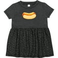 thumbnail image 3 of Inktastic Funny Hot Dog Girls Baby Dress, 3 of 5
