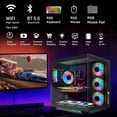 thumbnail image 3 of STGAubron Gaming Desktop, Intel Core i7-11700KF up to 5.0G, 32G DDR4, 2T SSD, Radeon RX 6800 XT 16G GDDR6, 600M WiFi, BT 5.0, RGB Fan x 7, RGB Keyboard & Mouse & Mouse Pad, W11H64, 3 of 5