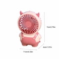 thumbnail image 3 of XWSHYW Electrodomésticos Ventilador Portátil Ventilador de Mano Ventilador con Cordón Ventilador de Carga Usb Ventilador para Exteriores Mini Ventilador, 3 of 6