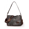 thumbnail image 2 of Ediodpoh Women Shoulder Bag Fashionable New Pattern Simple Solid Color Retro Large Capacity Practical Casual Versatile Messenger Bag Black, 2 of 6