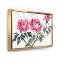thumbnail image 3 of Designart 'Ancient Purple Peonies Branch' Traditional Framed Canvas Wall Art Print, 3 of 5