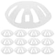 thumbnail image 1 of 50 insertos moldeadores de gorras de béisbol, de cartón blanco, para sujetar la corona de gorras deportivas de adultos, reutilizables., 1 of 8