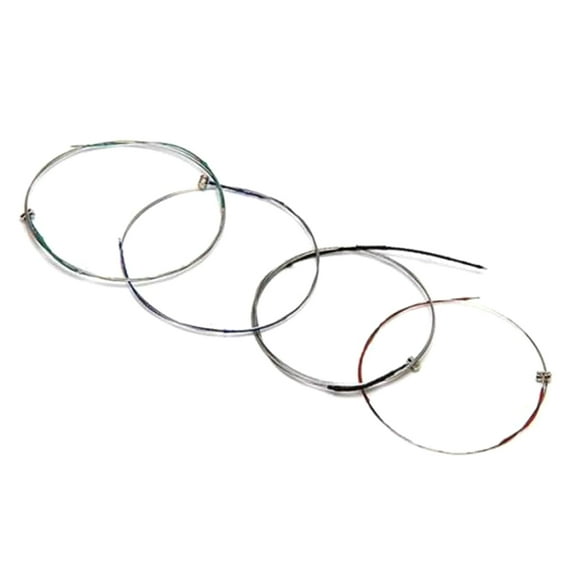 4pcs Enduring 3/4 & 4/4 Violin String Universal Set Steel Core Violin String Replacement Violin Strings Accessory