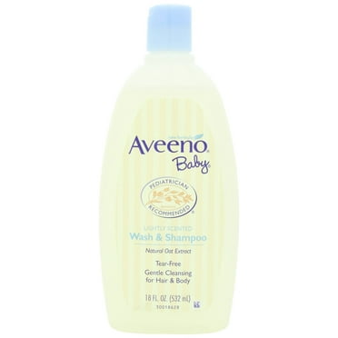 2 Pack Aveeno Baby Wash and Shampoo - 18 oz. Each