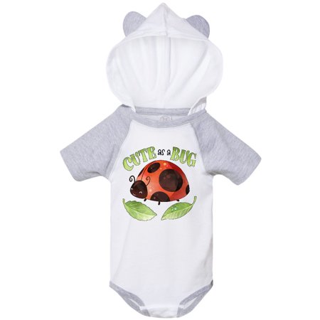 

Inktastic Cute as a Bug- Ladybug Gift Baby Boy or Baby Girl Bodysuit