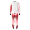 thumbnail image 4 of Fiomva Merry Christmas Family Matching Pajamas Sets Plaid Deer Print Holiday Xmas Pjs Sleepwear For Family, 4 of 10