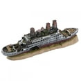thumbnail image 1 of Adorno de barco hundido ANGGREK Decoración de acuario Titanic, 1 of 8