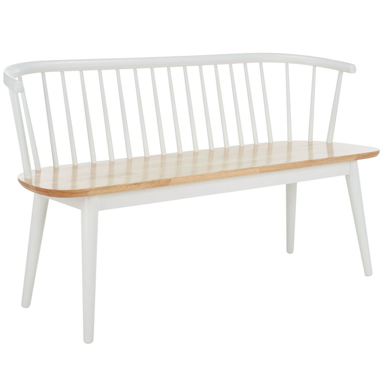 SAFAVIEH Blanchard Solid Classic Spindle Bench, Natural
