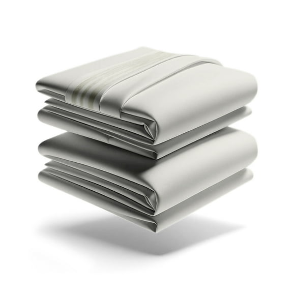 Mezzati Brushed Microfiber Bed Sheet Set - Ultra Soft and Lightweight for Ultimate Sleep Comfort, Wrinkle Free and Color Fade Resistant, 3pc Twin XL Silver