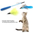 thumbnail image 2 of Cat Funny Wand Feather Bendable High Toughness Elastic Exerciser Set Interactive Toys, 2 of 13