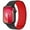 Black Red, variant on Silicone Magnetic Link Band Compatible with Apple Watch Bands 45mm 44mm 42mm 49mm 41mm 40mm 38mm, Thin Silicone Link Loop Magnet Wristband Replacement iWatch SE Ultra Series 9 8 7 6 5 4 3 2 1