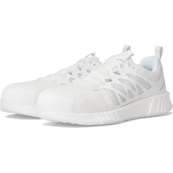 Reebok Work Fusion Flexweave RB5405 Men 9 White Composite Toe Work Shoes KHD1918