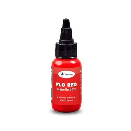 Fluorescent Red Dye (Alumilite) Liquid Dye for Coloring Epoxy Resin, Counters, River Tables, and Arts and Crafts! (Color Pigment Dye, Epoxy Dye)