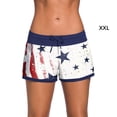thumbnail image 3 of Traje de baño Naiovety Ajustable Sólido Piernas ensanchadas pantalones cortos suaves estampado de estrellas blancas XXL, 3 of 6