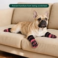 thumbnail image 6 of Kuoser Non-Slip Dog Socks for Hardwood Floors & Hot Pavement, Adjustable Pet Socks to Stop Licking and Slipping, Pink, XS, 6 of 8