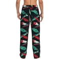 thumbnail image 2 of Bixox Men's Fishing Lure Patterned Pajama Pants with Pockets Lounge Clothes for Home, 2 of 5