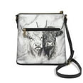 thumbnail image 2 of Kuiaobaty Highland Cow Print Crossbody bag for Women, Marble Print Portable Leather Satchel Purse with Adjustable Strap, Waterproof Sturdy Hobo Handbag Crossbody for Travel, 2 of 7