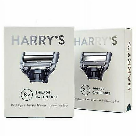 New Harry's Men's Razor Blade Refills 8 Count (Twin Pack)