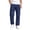 Blue, variant on WDWYY Boys Pull On Cargo Pants Relaxed Fit Durable Elastic Waist Straight Leg Casual Pants with Multi Pockets Khaki 5-15Y