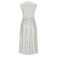 thumbnail image 4 of Ixbnca Robe Maxi pour Femmes Grande Taille, Robe Débardeur à Col en V, Décontractée, Sans Manches, Robe d'Été avec Poches, 4 of 6