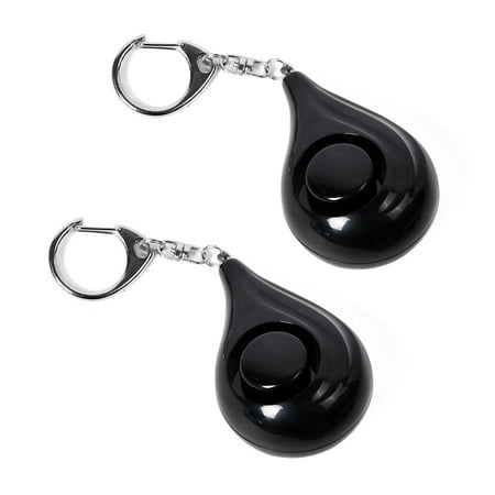 Shop LC Set of 2 Personal Safety Black Alarm Keychains 3xLR44 Batteries Included