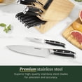 thumbnail image 4 of Cuisinart Nitrogen Infused with Built-In Sharpening Cutlery Block Set (15-Piece), 4 of 14